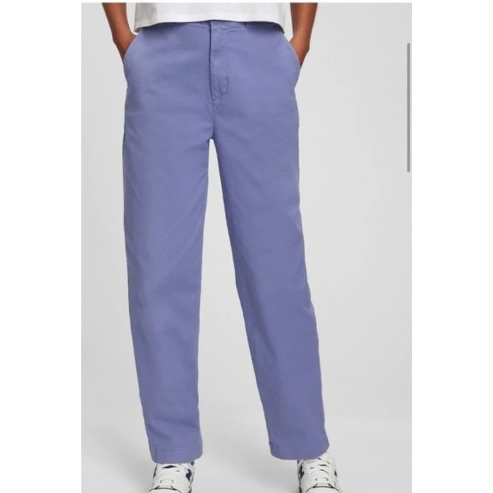Gap Straight Up Khaki Womens Size 8 Tall Periwinkle Blue NWT NEW